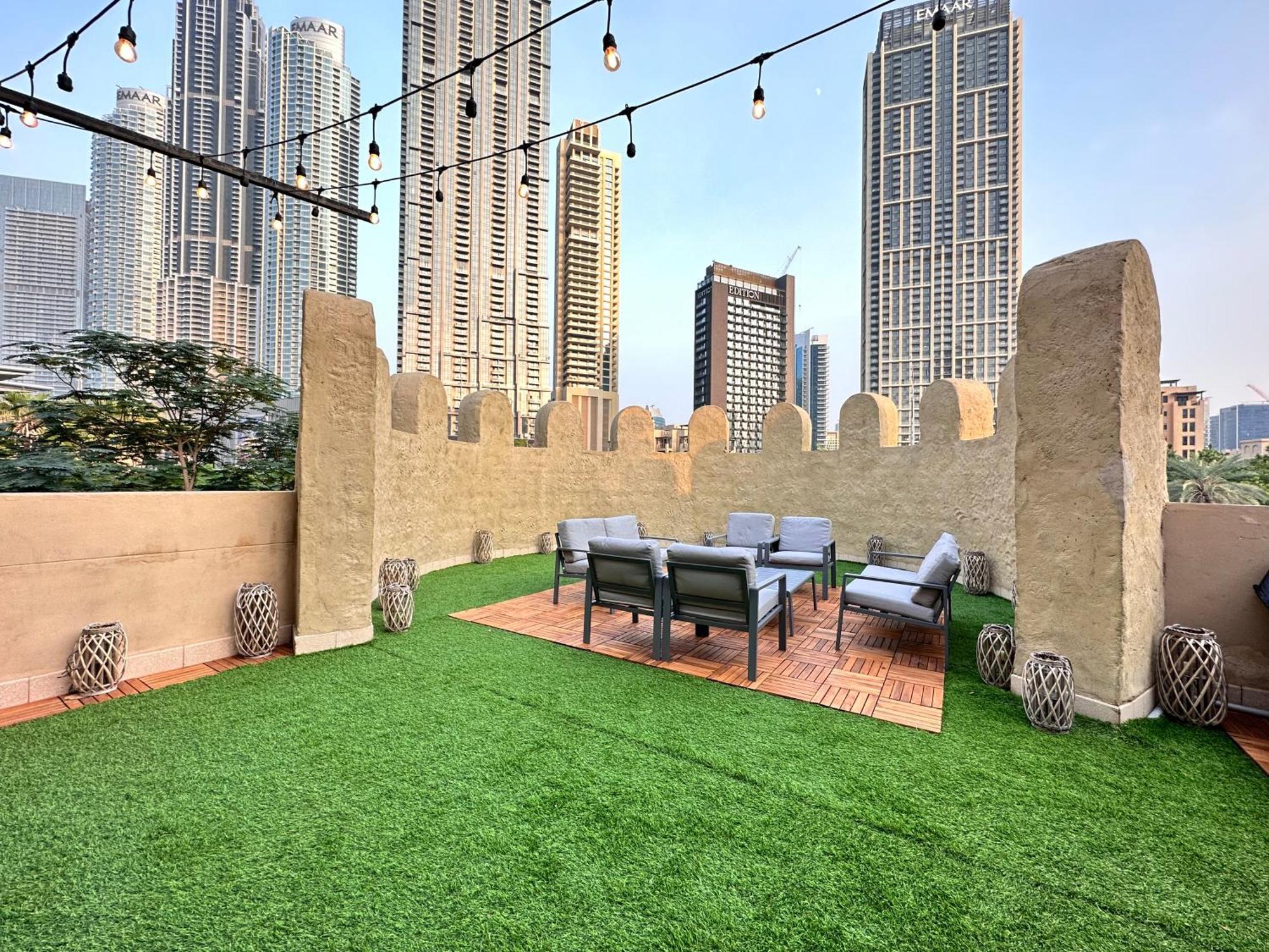 Durrani Homes - Unique Garden Apt At Souk Al Bahar Besides Dubai Mall & Burjkhalifa With Private Jaccuzi Εξωτερικό φωτογραφία
